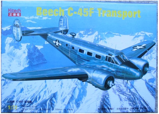 Kitech 1/72 Beech C-45F Transport - Scale Modelers world.